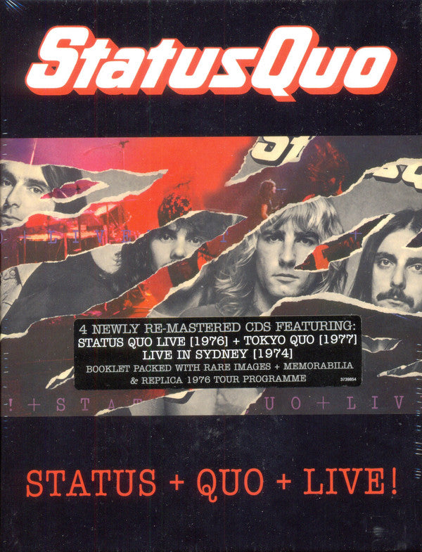 Status Quo : Status + Quo + Live! (2xCD, Album, RE, RM + CD, RE, RM + CD, RM + Box, D)