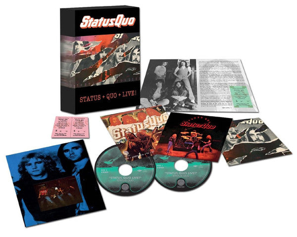 Status Quo : Status + Quo + Live! (2xCD, Album, RE, RM + CD, RE, RM + CD, RM + Box, D)