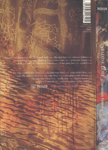 Paradise Lost : Draconian Times (CD, Album + CD + Box, Ltd)