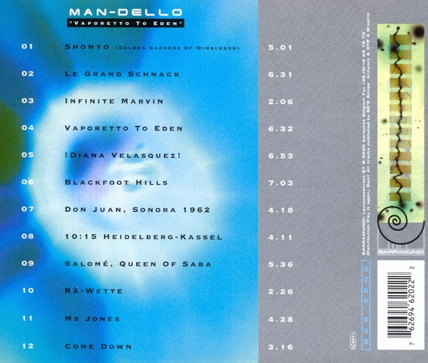 Man-Dello : Vaporetto To Eden (CD, Album)