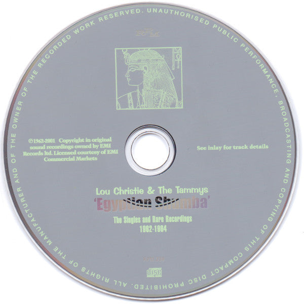 Lou Christie &amp; The Tammys : Egyptian Shumba (The Singles And Rare Recordings 1962-1964) (CD, Comp, RM)