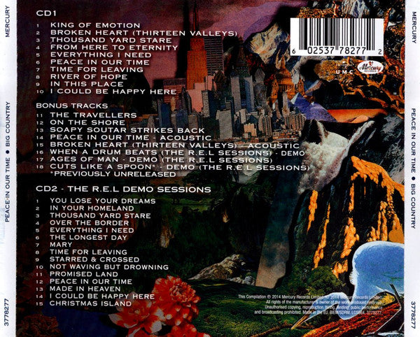 Big Country : Peace In Our Time (CD, Album, RE, RM + CD, Comp, RM)