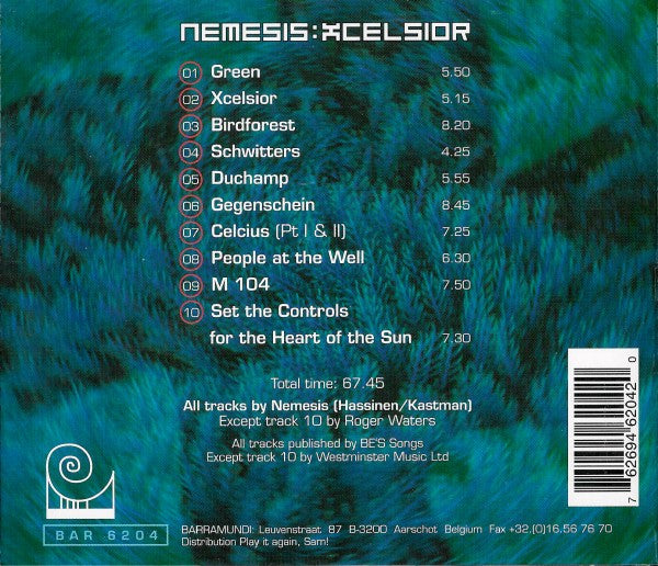 Nemesis (9) : Xcelsior (CD, Album)