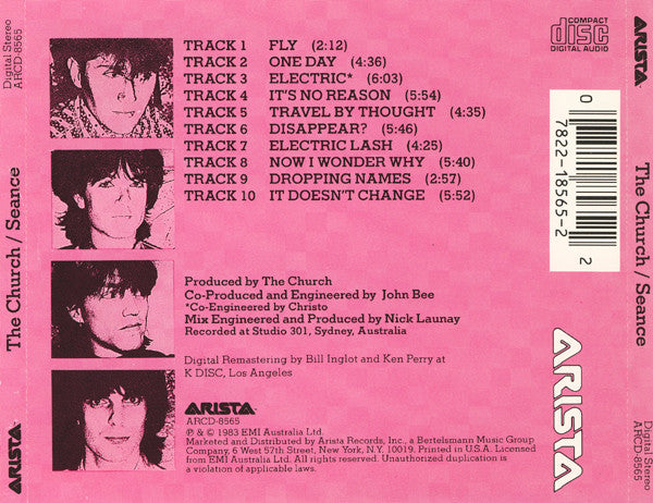 The Church : Seance (CD, Album, RE, RM)