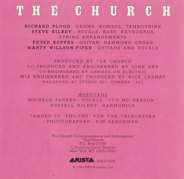 The Church : Seance (CD, Album, RE, RM)