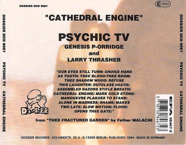 Psychic TV : Cathedral Engine (CD, Album)