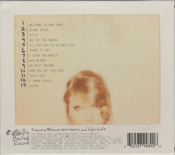 Taylor Swift : 1989 (CD, Album, Sli)