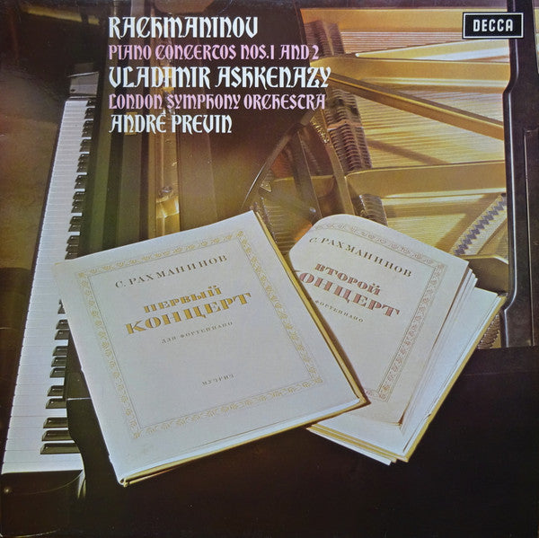 Rachmaninov*, Vladimir Ashkenazy, London Symphony Orchestra, André Previn : Piano Concertos Nos.1 And 2 (LP)