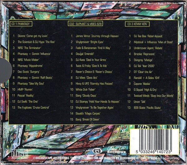 Slipmatt, DJ Vibes, DJ Phantasy &amp; Kenny Ken : Dreamscape Vol. 3 - A Decade In Dance (3xCD, Mixed + Box)