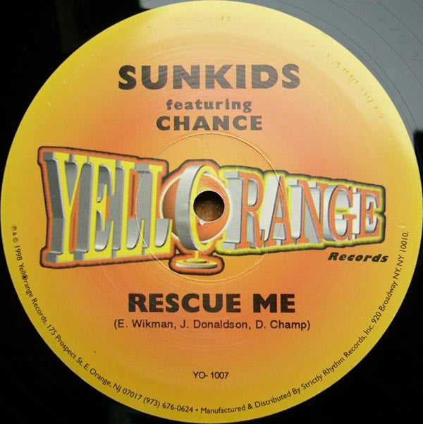 Sunkids Featuring Chance : Rescue Me (12&quot;)