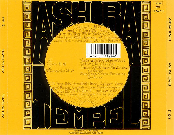 Ash Ra Tempel : Ash Ra Tempel (CD, Album, RE, Dis)