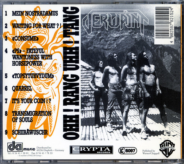 Verwaint : Ohh! Rang Uhh! Tang  (CD, Album)