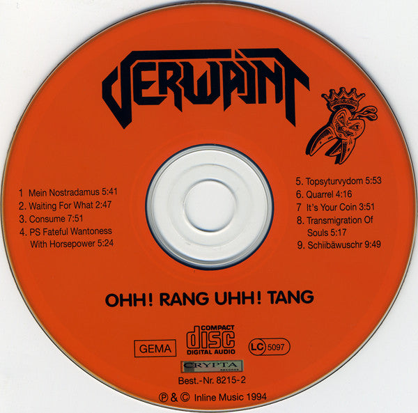 Verwaint : Ohh! Rang Uhh! Tang  (CD, Album)