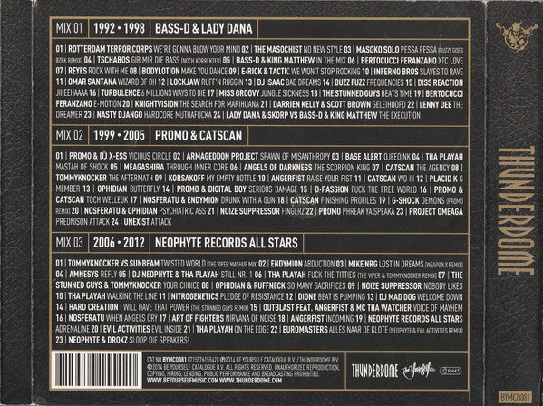 Various : Thunderdome - The Golden Series (3xCD, Mixed)