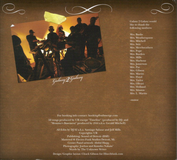 Underground Resistance Presents Galaxy 2 Galaxy : A Hitech Jazz Compilation (2xCD, Comp, Dig)