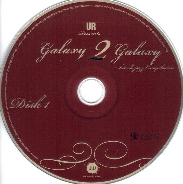 UR* Presents Galaxy 2 Galaxy : A Hitech Jazz Compilation (2xCD, Comp, Dig)