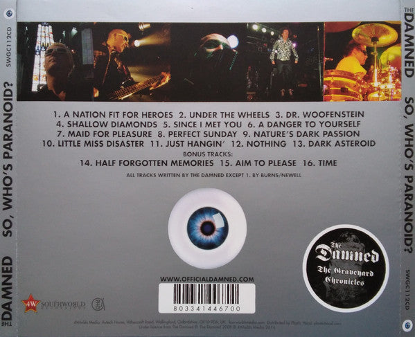 The Damned : So, Who's Paranoid? (CD, Album, RE)