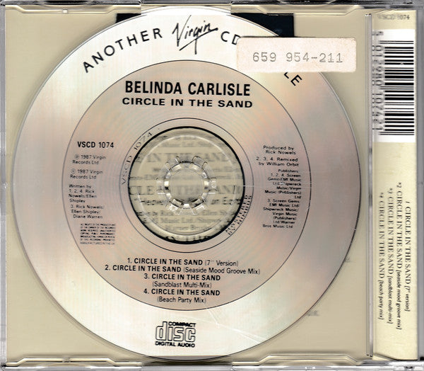 Belinda Carlisle : Circle In The Sand (CD, Single)