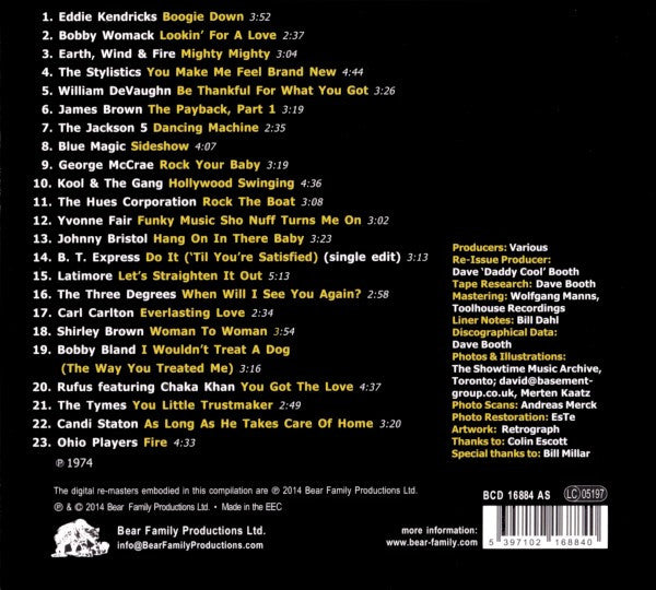 Various : Sweet Soul Music - 23 Scorching Classics From 1974 (CD, Comp, RM)