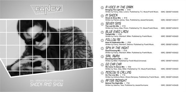 Fancy : Shock And Show (30th Anniversary Edition) (CD, Album)