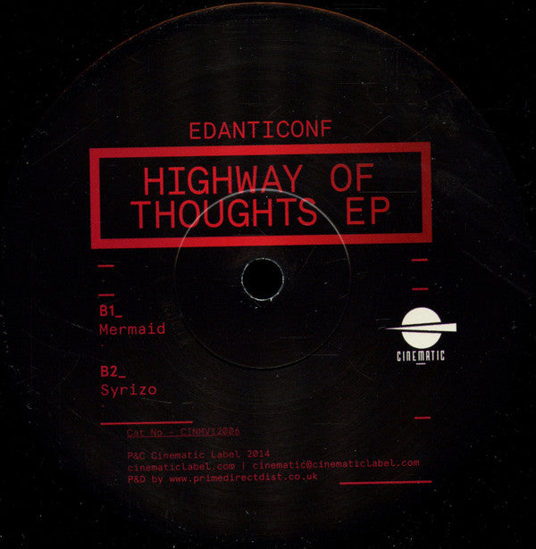 Edanticonf : Highway Of Thoughts EP (12&quot;, EP)