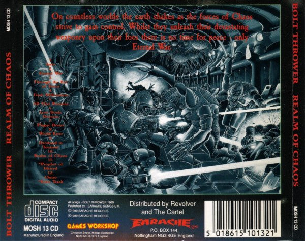 Bolt Thrower : Realm Of Chaos (Slaves To Darkness) (CD, Album)