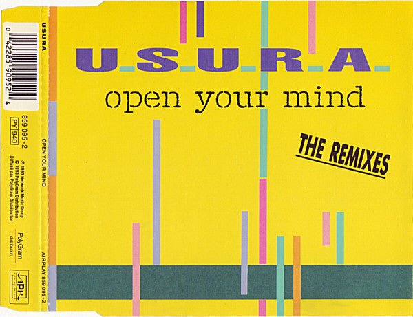 U.S.U.R.A. : Open Your Mind (The Remixes) (CD, Maxi)
