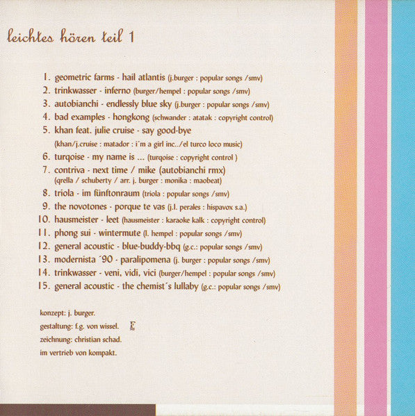 Various : Leichtes Hören Teil 1 (CD, Comp)