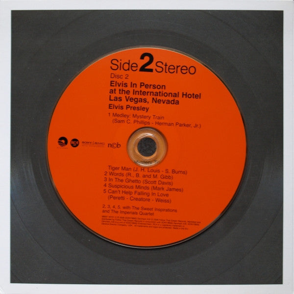 Elvis Presley : Elvis In Person At The International Hotel  (2xCD, Album, RE, RM, S/Edition, 7&quot; )