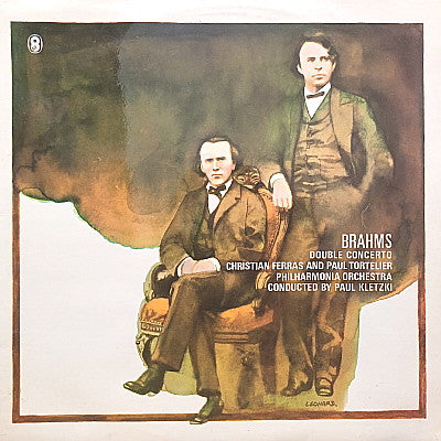 Brahms* - Christian Ferras And Paul Tortelier, Philharmonia Orchestra Conducted By Paul Kletzki : Double Concerto (LP, Album)