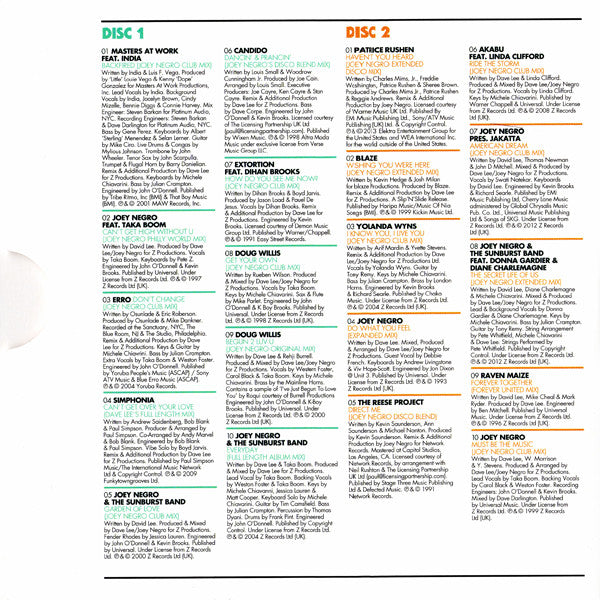 Joey Negro : House Masters (2xCD, Comp)