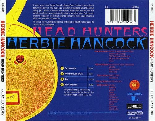 Herbie Hancock : Head Hunters (CD, Album, RE, RM, Bla)