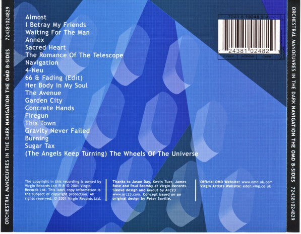 Orchestral Manoeuvres In The Dark : Navigation (The OMD B-Sides) (CD, Comp, UDE)