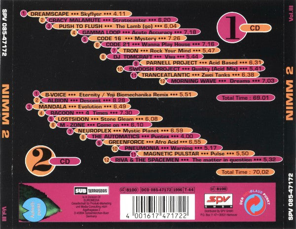 Various : Nimm 2 Vol. III (2xCD, Comp)
