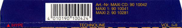 Technoline : Vol. I+II (CD, Maxi)