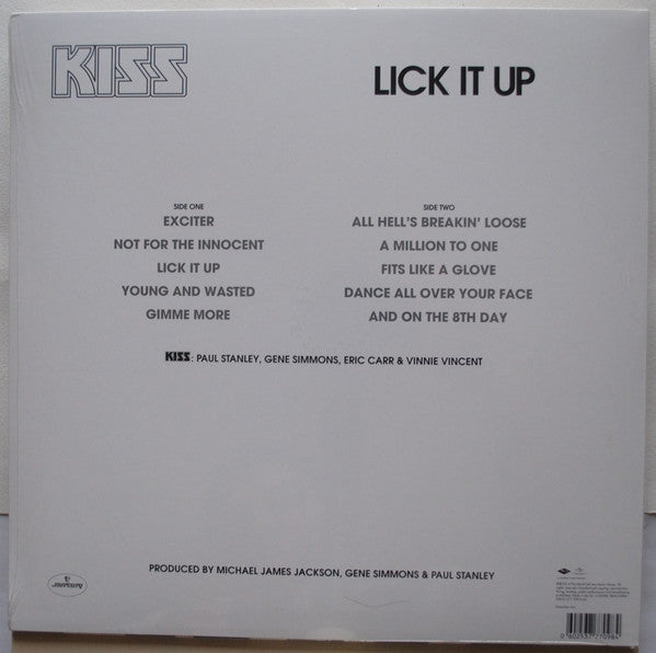 Kiss : Lick It Up (LP, Album, RE, 180)