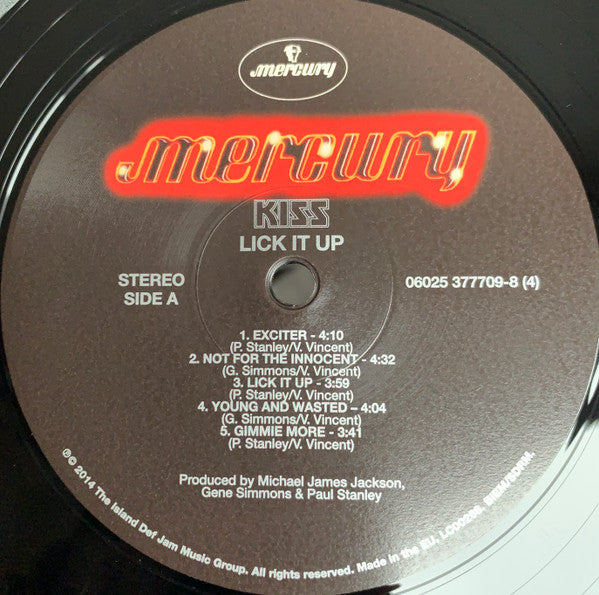 Kiss : Lick It Up (LP, Album, RE, 180)