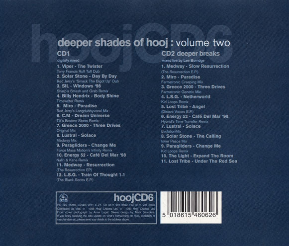 Various : Deeper Shades Of Hooj: Volume Two (2xCD, Comp, Mixed)