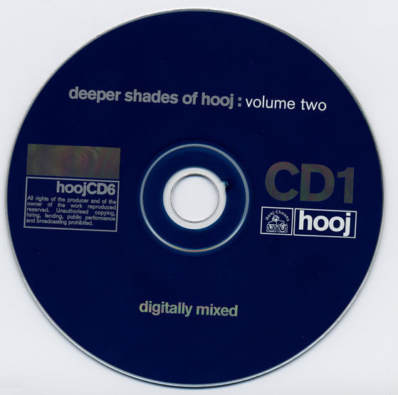 Various : Deeper Shades Of Hooj: Volume Two (2xCD, Comp, Mixed)