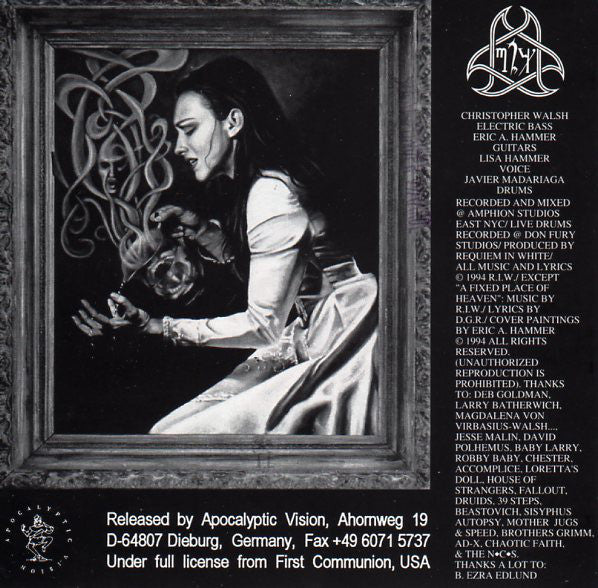 Requiem In White : Of The Want Infinite (CD, Album)