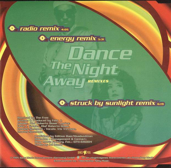 The Free : Dance The Night Away (Remixes) (CD, Maxi)