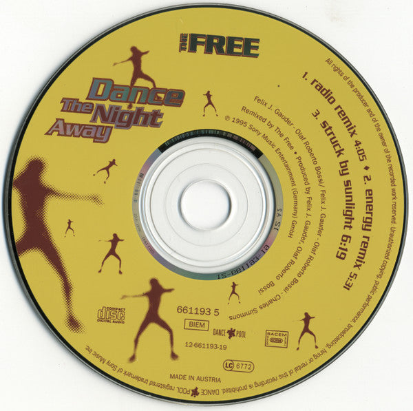 The Free : Dance The Night Away (Remixes) (CD, Maxi)