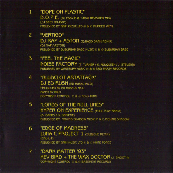 Various : The Dark Side II (Jungle &amp; Technology) (CD, Comp)