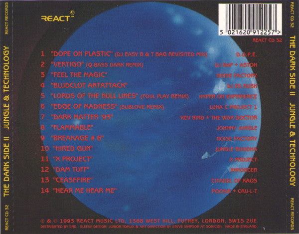 Various : The Dark Side II (Jungle &amp; Technology) (CD, Comp)