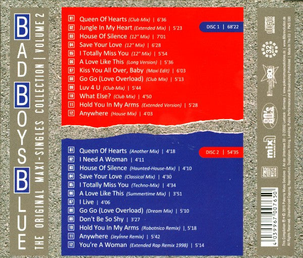 Bad Boys Blue : The Original Maxi-Singles Collection Volume 2 (2xCD, Comp, RM)