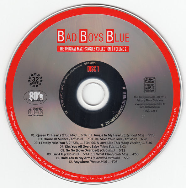 Bad Boys Blue : The Original Maxi-Singles Collection Volume 2 (2xCD, Comp, RM)