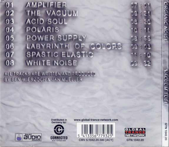 Organic Noise : Vacuum Tube (CD, Album)