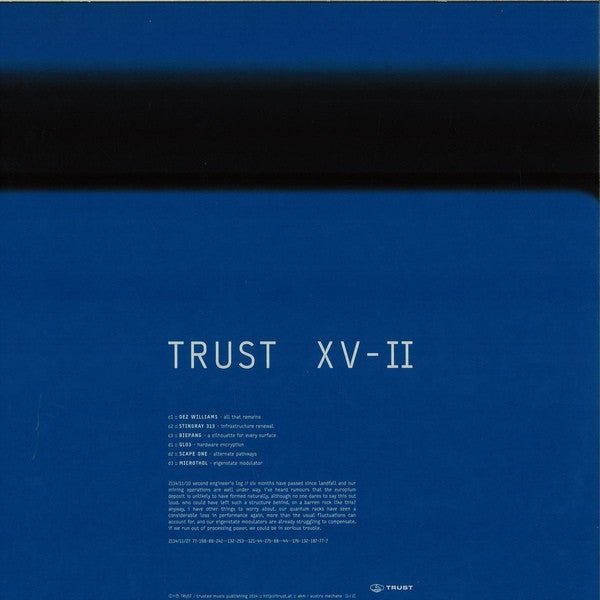 Various : Trust XV-II (12&quot;, EP, Ltd, Red)
