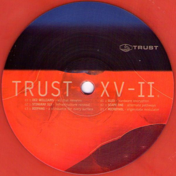 Various : Trust XV-II (12&quot;, EP, Ltd, Red)