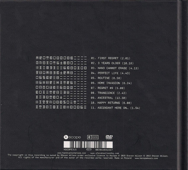 Steven Wilson : Hand. Cannot. Erase. (CD, Album + DVD-V, Multichannel + Ltd, Dig)